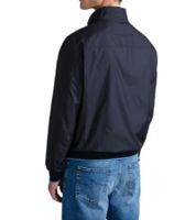 PAUL & SHARK Herren Outdoor-Jacke mit Stehkragen Übergangs-Jacke mit farblichen Akzenten SAVE THE SEA-Kollektion 24412611 013 Blau