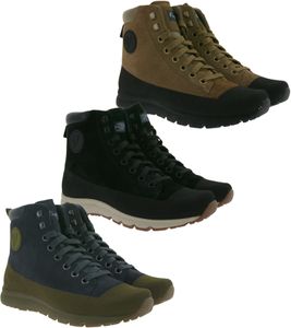 Botas de senderismo para hombre VASQUE Ascender con suela Vibram, botas de trekking sostenibles con piel auténtica en color caqui/marrón, negro o azul oscuro/verde