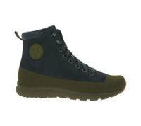 Botas de senderismo para hombre VASQUE Ascender con suela Vibram, botas de trekking sostenibles con piel auténtica en color caqui/marrón, negro o azul oscuro/verde