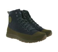 Botas de senderismo para hombre VASQUE Ascender con suela Vibram, botas de trekking sostenibles con piel auténtica en color caqui/marrón, negro o azul oscuro/verde