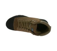 Botas de senderismo para hombre VASQUE Ascender con suela Vibram, botas de trekking sostenibles con piel auténtica en color caqui/marrón, negro o azul oscuro/verde