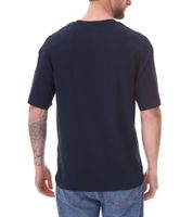 JACK & JONES Uomo Girocollo Camicia Cotone T-Shirt Manica Corta Camicia 12258883 Beige/Bianco o Blu Scuro/Beige