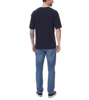 JACK & JONES Herren Rundhals-Shirt Baumwoll-Shirt T-Shirt Kurzarm-Shirt 12258883 Beige/Weiß oder Dunkelblau/Beige