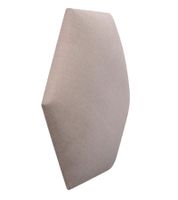 Pack of 2 OBI wall cushions Hexagon 30x30cm wall cushion wall design wall paneling cream