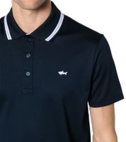 PAUL & SHARK men's polo shirt cotton shirt with embroidery short-sleeved shirt 24411262 013 dark blue