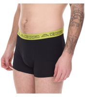 Confezione da 2 boxer da uomo Kappa, slip alla moda 351K1JW Nero, Blu, Rosso, Grigio, Bianco