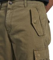 REDEFINED REBEL Jolan Men's Utility-Look Cargo Pants, Anti-Fit Cotton Ankle-Length Pants with Drawstring at the Leg Ends, 226027, Camouflage, Brown, Beige, Green REDEFINED REBEL Jolan Men's Utility-Look Cargo Pants, Anti-Fit Cotton Ankle-Length Pants with Drawstring at the Leg Ends, 226027, Camouflage, Brown, Beige, Green