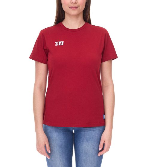 Outfitter OCEAN FABRICS TAHI T-Shirt nachhaltiges Damen Präsentations-Shirt Sommer-Shirt Sport OUT-W-1020-OTW-36 Rot