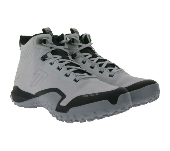 Botas de senderismo TECNICA Magma 2.0 de piel auténtica hidrófuga con suela Ortholite y suela Vibram Litebase Botas de trekking con cordones Gore-Tex 112512 00 004 Gris/Negro