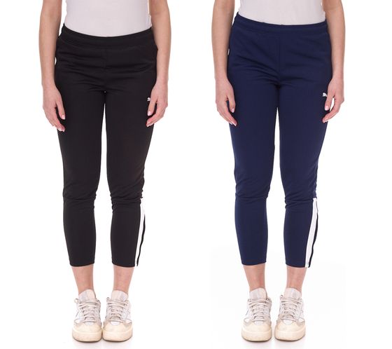 Pantaloni da fitness da donna PUMA TeamLIGA con tecnologia Drycell Pantaloni da jogging per il tempo libero 657254 Nero/Bianco o Blu scuro/Bianco