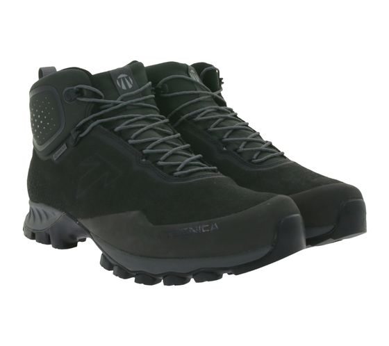 Botas de senderismo TECNICA Magma 2.0 de piel auténtica hidrófuga con suela Ortholite y suela Vibram Litebase Botas de trekking con cordones Gore-Tex 11249100001 Gris