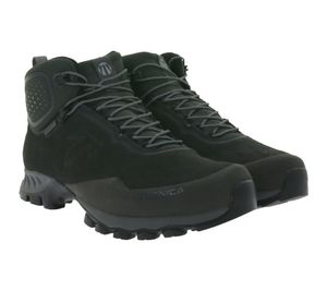 Botas de senderismo TECNICA Plasma Mid de piel auténtica impermeables con suela Gore-Tex y Ortholite y suela Vibram Litebase Botas de trekking Botas con cordones 11249100001 Gris