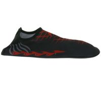 2 pairs of airjoy neoprene bathing shoes with removable insole water shoes with colorful highlights 7654618 black/blue or black/red