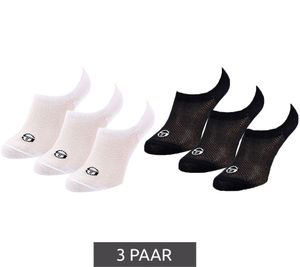 3 pares de calcetines Sergio Tacchini Invisible Footie calcetines cortos de verano medias de algodón negras o blancas 3 pares de calcetines Sergio Tacchini Invisible Footie calcetines cortos de verano medias de algodón negras o blancas