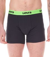 Lot de 7 boxers pour homme LEVI`S en coton avec des accents colorés sur la ceinture dans un coffret cadeau 701225625 001 Noir/Vert/Bleu/Rouge