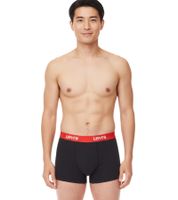Lot de 7 boxers pour homme LEVI`S en coton avec des accents colorés sur la ceinture dans un coffret cadeau 701225625 001 Noir/Vert/Bleu/Rouge