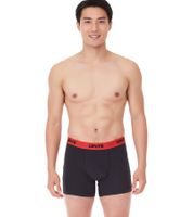 Lot de 7 boxers pour homme LEVI`S en coton avec des accents colorés sur la ceinture dans un coffret cadeau 701225625 001 Noir/Vert/Bleu/Rouge