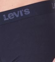 Pack of 7 LEVI`S men's boxer shorts, cotton underwear with colored accents on the waistband in a gift box 701225625 002 Blue/White