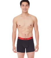 Lot de 7 boxers en coton pour homme LEVI'S avec accents colorés sur la ceinture dans un coffret cadeau 701225625 Noir ou Bleu