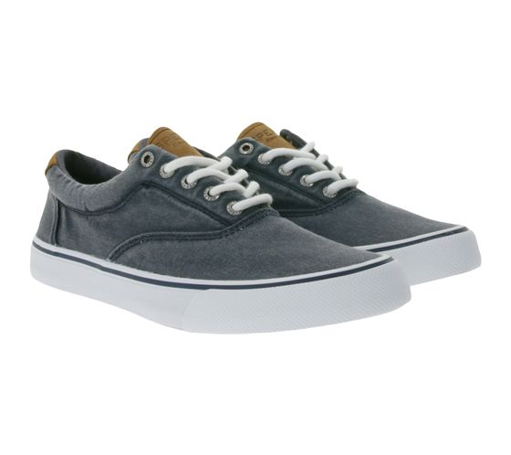 SPERRY Striper II CVO Core SW Herren Canvas-Sneaker mit Wave-Siping-Technologie Schnür-Schuhe STS22044 Navy