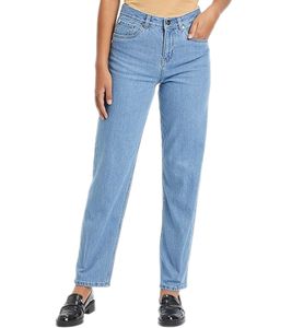 Tamaris women's denim trousers, cotton trousers, everyday jeans in 5-pocket style 63928153 light blue