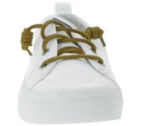 SPERRY Crest Vibe Canvas women's leisure sneakers, everyday shoes, slip-on shoes STS8190 dark blue/brown or white/brown SPERRY Crest Vibe Canvas women's leisure sneakers, everyday shoes, slip-on shoes STS8190 dark blue/brown or white/brown