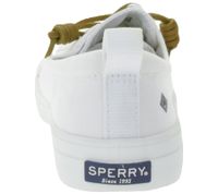 SPERRY Crest Vibe Canvas women's leisure sneakers, everyday shoes, slip-on shoes STS8190 dark blue/brown or white/brown SPERRY Crest Vibe Canvas women's leisure sneakers, everyday shoes, slip-on shoes STS8190 dark blue/brown or white/brown