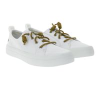 SPERRY Crest Vibe Canvas women's leisure sneakers, everyday shoes, slip-on shoes STS8190 dark blue/brown or white/brown SPERRY Crest Vibe Canvas women's leisure sneakers, everyday shoes, slip-on shoes STS8190 dark blue/brown or white/brown