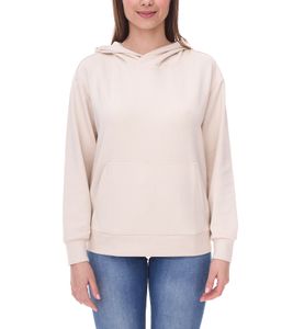 SUPERSOFT Meya Damen Hoodie Basic Kapuzen-Pullover 76645734 Beige