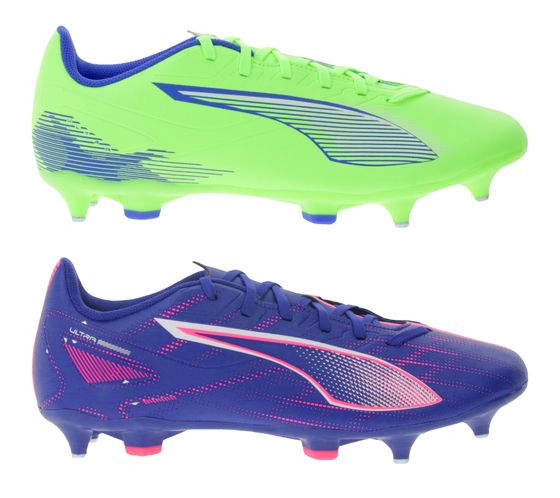 PUMA ULTRA 5 PLAY MxSG Fußball-Schuhe mit festen Metallstollenspitzen Trainings-Schuhe Sport-Schuhe Schnür-Schuhe Fitness-Zubehör 107904 Neon-Grün/Blau oder Lila/Pink