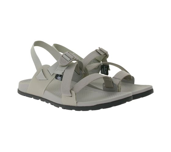 Chaco Lowdown Sandal Damen Trekking-Sandalette mit zertifiziertem LUVSEAT-Fußbett JCH108088 Hellgrau