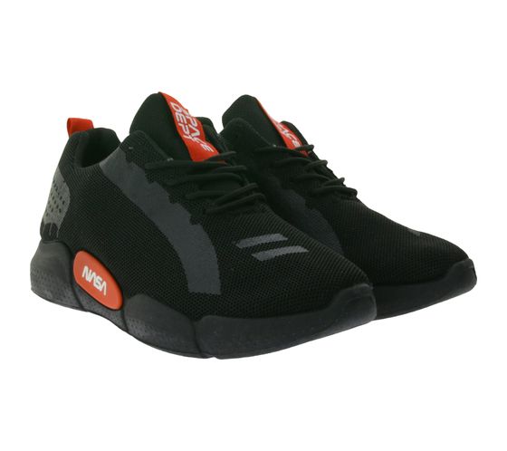 Zapatillas de deporte BEYOND THE RAINBOW con inscripción NASA, calzado para el día a día, zapatillas GNS-6022 Negro/Rojo