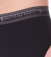 Lot de 20 boxers homme Sergio Tacchini avec ceinture bicolore et inscription blanche Caleçon en coton 160 g/m² 23.0000.974 Noir/Blanc, Noir/Gris ou Noir Lot de 20 boxers homme Sergio Tacchini avec ceinture bicolore et inscription blanche Caleçon en coton 160 g/m² 23.0000.974 Noir/Blanc, Noir/Gris ou Noir