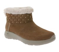 SKECHERS Hands Free Slip-ins On-The-Go Joy-Cozy Shimmer women's slip-on ankle boots with air-cooled memory foam slip-on winter shoes with Scotchgard 144816 black or brown SKECHERS Hands Free Slip-ins On-The-Go Joy-Cozy Shimmer women's slip-on ankle boots with air-cooled memory foam slip-on winter shoes with Scotchgard 144816 black or brown