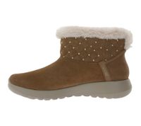 SKECHERS Hands Free Slip-ins On-The-Go Joy-Cozy Shimmer women's slip-on ankle boots with air-cooled memory foam slip-on winter shoes with Scotchgard 144816 black or brown SKECHERS Hands Free Slip-ins On-The-Go Joy-Cozy Shimmer women's slip-on ankle boots with air-cooled memory foam slip-on winter shoes with Scotchgard 144816 black or brown