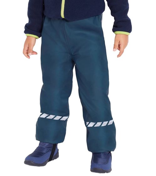 Children's thermal rain pants, waterproof mud pants, winter pants 953791 dark blue