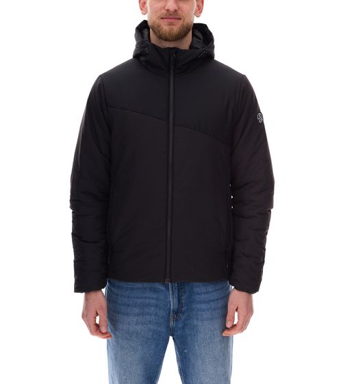 Chaqueta de invierno sostenible TERNUA Mannun para hombre con aislamiento y microshell 1643643-9937 Negro