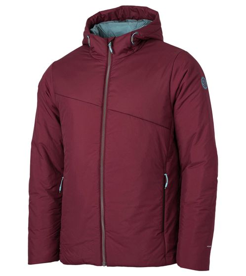 Chaqueta aislante de invierno sostenible para hombre TERNUA Mannun con Microshell y Thermashell 1643643-3483 Burdeos-Rojo