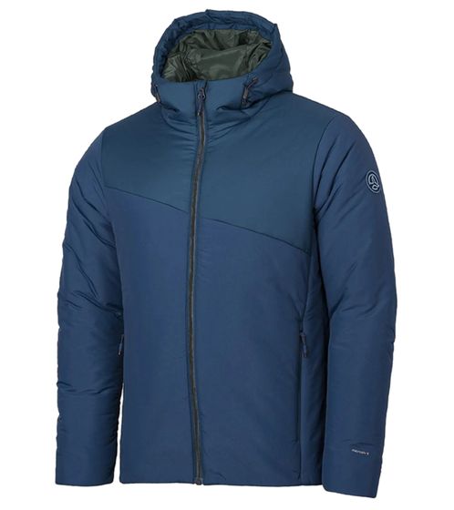 TERNUA Mannun Men's Insulation Jacket Sustainable Winter Jacket with Microshell and Thermashell 1643643-5938 Navy