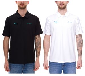 PUMA X Mercedes-Benz AMG Petronas F1 MAPF1 LS Herren Polo-Shirt Kurzarm-Shirt 621134 Weiß oder Schwarz