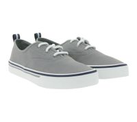Zapatillas deportivas informales para mujer SPERRY Crest CVO o Vibe Canvas con suela de espuma viscoelástica. Zapatos para el día a día. Zapatos con cordones. Zapatos sin cordones. Blanco, gris, negro o azul oscuro.