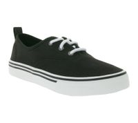 Zapatillas deportivas informales para mujer SPERRY Crest CVO o Vibe Canvas con suela de espuma viscoelástica. Zapatos para el día a día. Zapatos con cordones. Zapatos sin cordones. Blanco, gris, negro o azul oscuro.