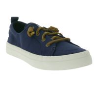 Zapatillas deportivas informales para mujer SPERRY Crest CVO o Vibe Canvas con suela de espuma viscoelástica. Zapatos para el día a día. Zapatos con cordones. Zapatos sin cordones. Blanco, gris, negro o azul oscuro.