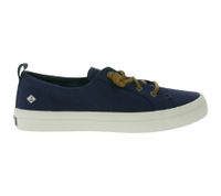 Zapatillas deportivas informales para mujer SPERRY Crest CVO o Vibe Canvas con suela de espuma viscoelástica. Zapatos para el día a día. Zapatos con cordones. Zapatos sin cordones. Blanco, gris, negro o azul oscuro.