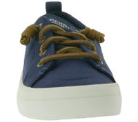 Zapatillas deportivas informales para mujer SPERRY Crest CVO o Vibe Canvas con suela de espuma viscoelástica. Zapatos para el día a día. Zapatos con cordones. Zapatos sin cordones. Blanco, gris, negro o azul oscuro.