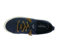 Zapatillas deportivas informales para mujer SPERRY Crest CVO o Vibe Canvas con suela de espuma viscoelástica. Zapatos para el día a día. Zapatos con cordones. Zapatos sin cordones. Blanco, gris, negro o azul oscuro.