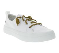 Zapatillas deportivas informales para mujer SPERRY Crest CVO o Vibe Canvas con suela de espuma viscoelástica. Zapatos para el día a día. Zapatos con cordones. Zapatos sin cordones. Blanco, gris, negro o azul oscuro.