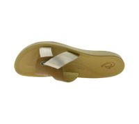 OluKai Nonohe 'Olu women's genuine leather sandals, summer slippers with wet-grip rubber outsole 20441-34GS brown/gold