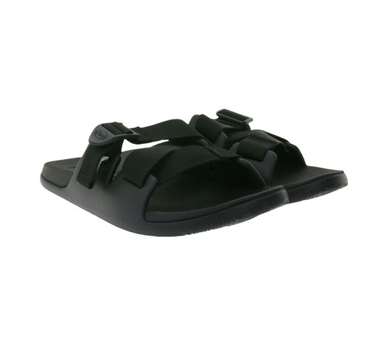 Chanclas para hombre Chaco Chillos Slide con plantilla certificada LUVSEAT y correa ajustable JCH107089 Negro