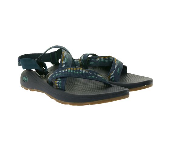 Chaco Z Cloud Herren Trekking-Sandalette mit zertifiziertem LUVSEAT-Fußbett mit verstellbarem Riemen J106527 Blau/Schwarz